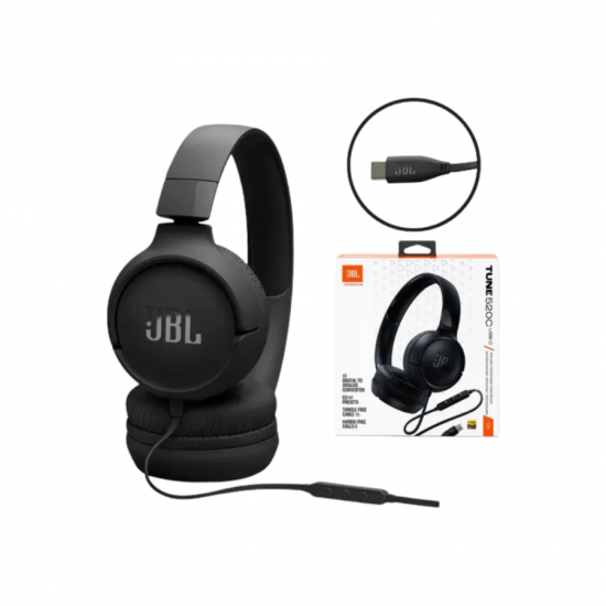 HEADPHONE COM FIO JBL TUNE520C USB PRETO
